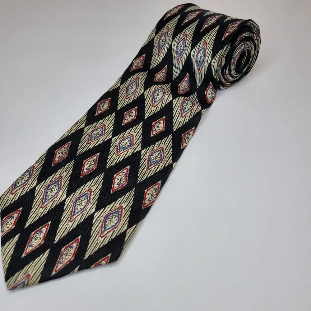 ZIONETTI Italian Silk Collection, 100% silk, Fabric Imported From Italy Mens Tie